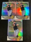 2025 Bowman Draft Chrome #BDC-102 Konnor Griffin Refractor Prospect Lot x 3