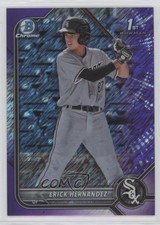 2022 Bowman Chrome Prospects Purple Shimmer Refractor /250 Erick Hernandez 0z0v