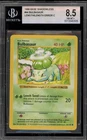 Pokemon Bulbasaur Base Set Shadowless #44 BGS 8.5
