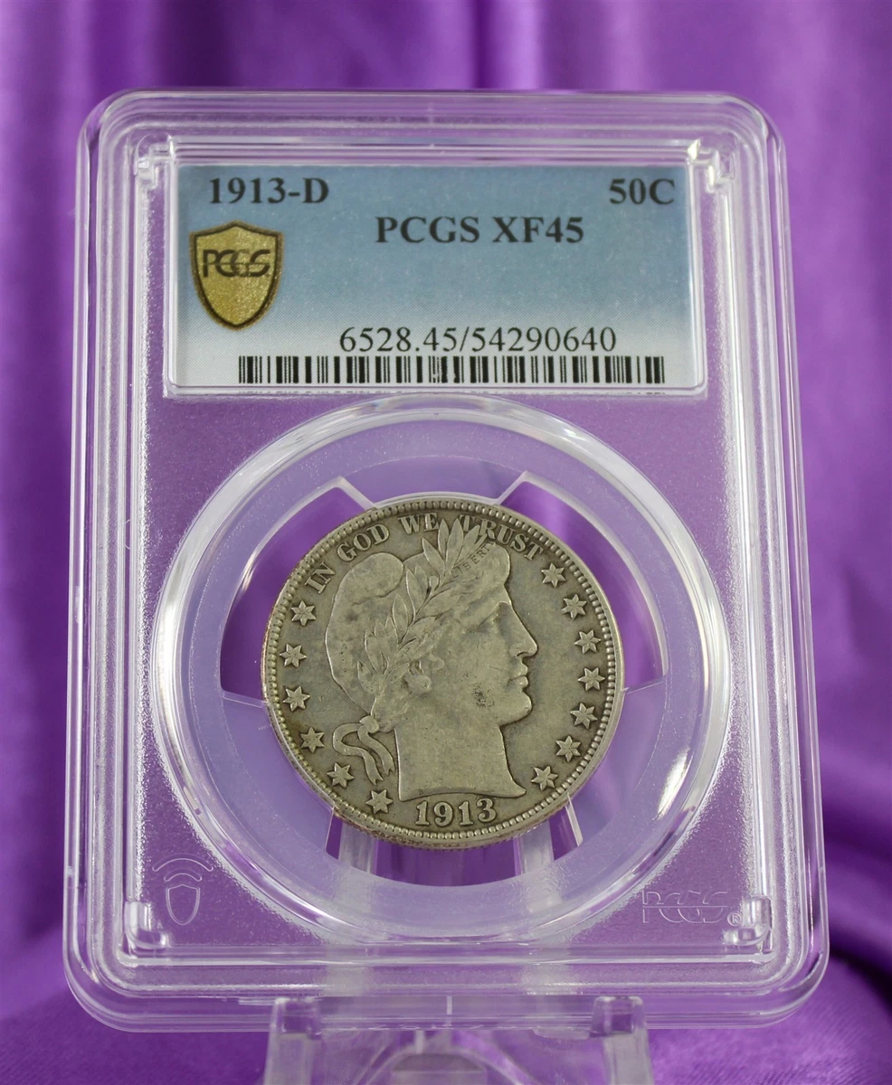 1913 Year Barber Half Dollars (1892-1915) for sale | eBay