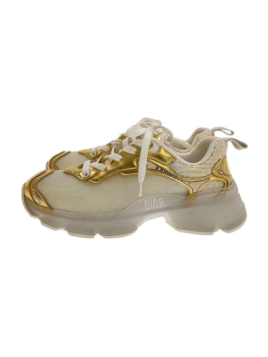 Baskets basses Christian Dior Vibe maille dorée 37 occasion