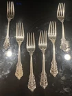 Wallace Grande Baroque Sterling Silver 6-1/2" Salad Fork No Monogram