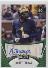 2021 Leaf Draft Auto Green Ambry Thomas #BA-AT1 Auto 8k4