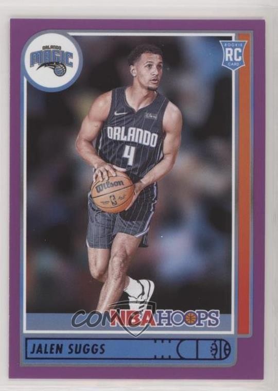 2021-22 Panini NBA Hoops Rookies Purple Jalen Suggs #210 Rookie RC zb3