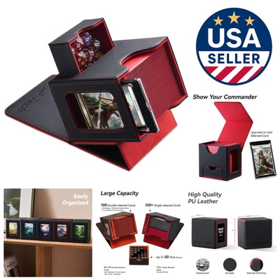 #ad Luxury Card Deck Storage Solution for MTG 35pt Holder amp; Dice Tray Included $72.09