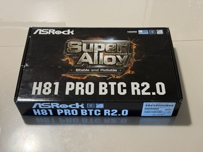 ASRock H81 Pro BTC R2.0 Intel Mining Motherboard