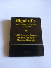 Vintage Matches From Wyndell's Restaurant And Oyster Bar Macon Georgia
