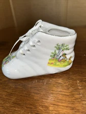 Vintage Porcelain Baby Shoe - PAINTED REFER TO PICTURES