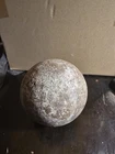 Civil War Cannon Ball 14 Inches Round And 4.5 Inches Tall . 12lbs