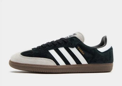 Adidas Samba OG Damenschuhe Sneaker UK 4 - 7 JQ6305 schwarz - weiß - grau