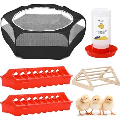 Chick Brooder Box Kit for Chick, Duck, Quail, Egg Incubator, Farm, Livestock