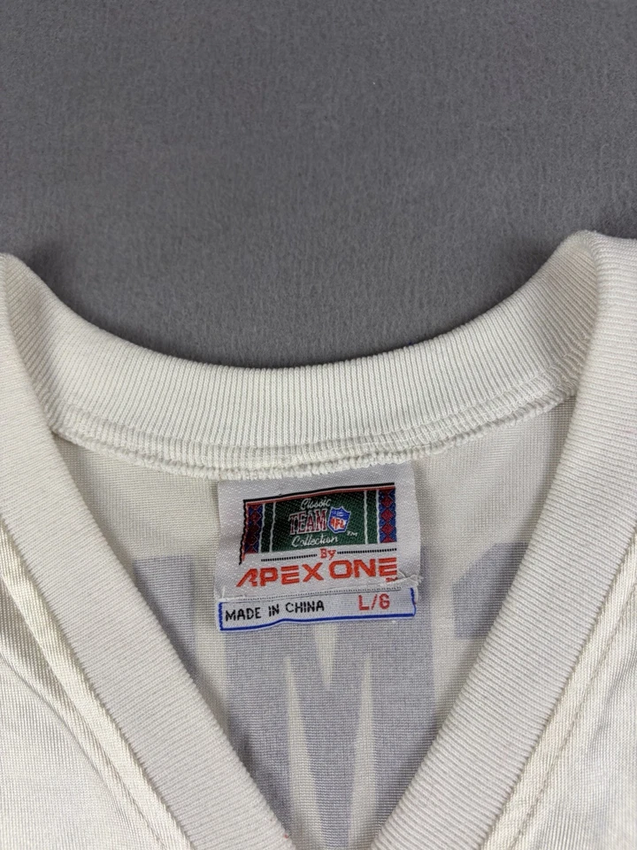 Camiseta De Colección Apex Dallas Cowboys Emmitt Smith #22 Grande Blanca NFL Fútbol Años 90 Foto 3 de 4