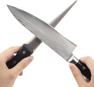 10.6 Inch Diamond Sharpening Rod Stone, Stone 