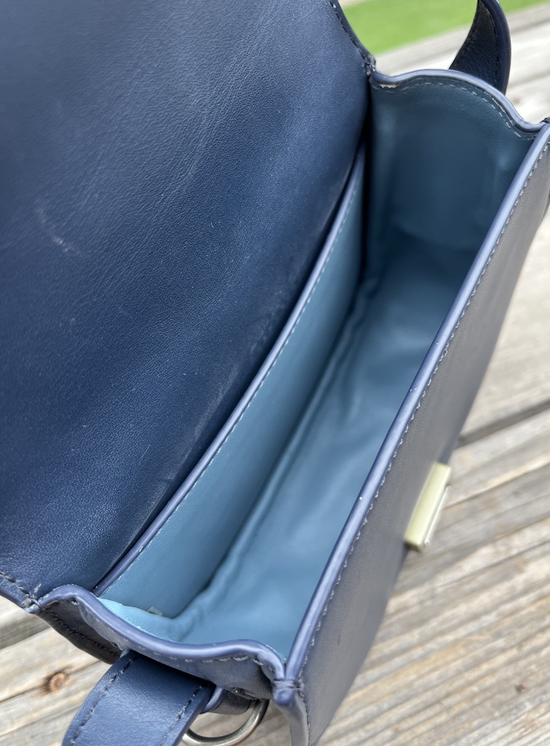 Tory Burch Leather Patchwork Mini Saddlebag Cross… - image 19