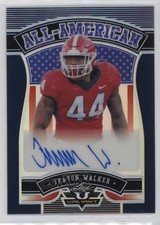 2022 Leaf Valiant All-American Navy Blue /20 Travon Walker #AA-TW1 Auto 1m1a
