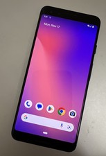 UNLOCKED GOOGLE PIXEL 3 GA00463 64GB SMARTPHONE JUST BLACK