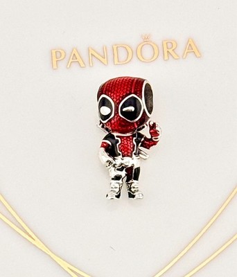 Neu 100% Original Original Pandora x Marvel Deadpool Charm 793360C01