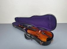 Antonius Stradivarius Violin with Case, Copy Violin With Label On Inside