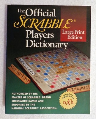 The Official SCRABBLE (r) Players Dictionary, Large Print Edition
