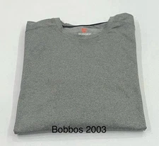 Rugged Elements Men's One-Piece Sueded Long Sleeve Crew Tee, Gray, Size XL