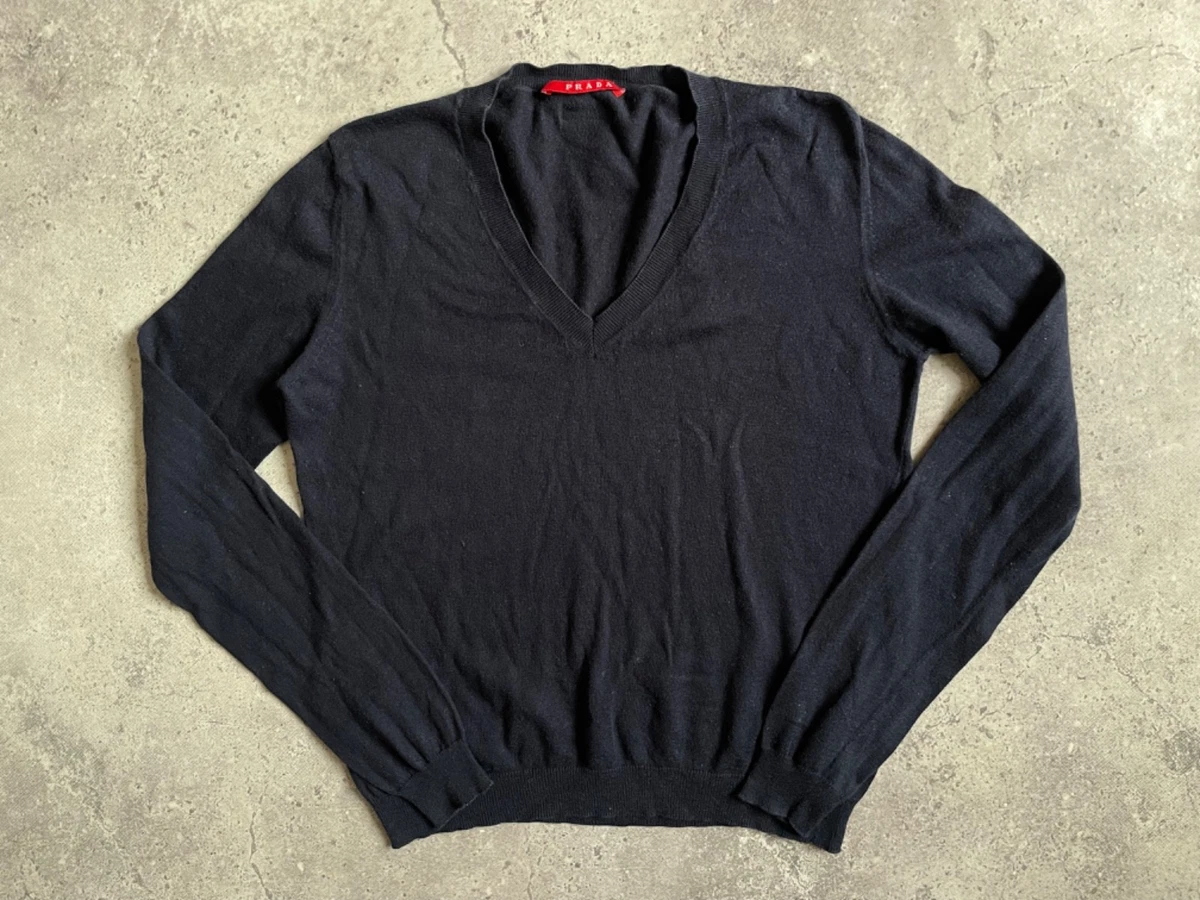 PRADA Woolen V-Neck Sweaters for Women for sale | eBay