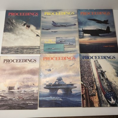 Lot Of 6 Proceedings US Naval Institute Magazine - 1985