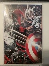 DEADPOOL KILLS THE MARVEL UNIVERSE #1 GIANG SIGNED&REMARK W/ COA