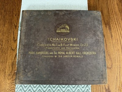 Tchaikovsky Concerto No. 1 In B Flat Minor 78RPM Pianoforte & Orchestra HMV 12 