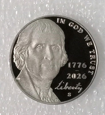 1776-2026 S Proof Semiquincentennial Jefferson Nickel - Ships Fast!