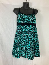 One Piece Swimsuit Women  s Size 12 Skirted Swimsuit Floral Print by Fit 4U