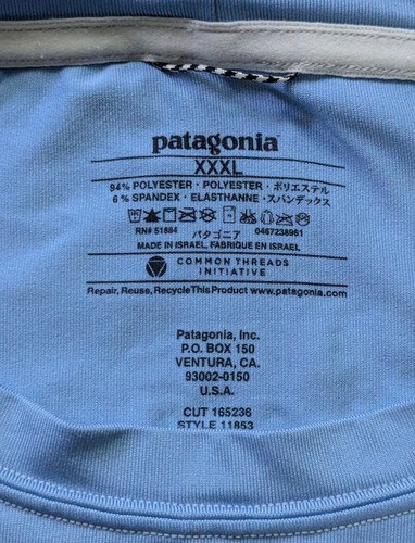 Patagonia Common Threads Initiative Blue Longsleeve Men's 3XL - Picture 3 of 3