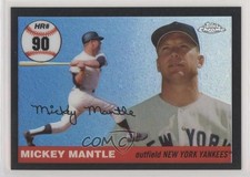 2006 Topps Chrome Home Run History Black Refractor 111/200 Mickey Mantle HOF 3c7