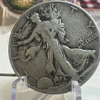 1938 50C Walking Liberty Half Dollar  A Favorite 90%Silver + 1- Round Copper