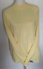 Vintage Designers Originals Made in USA Acrylic Women's Yellow Sweater Size L