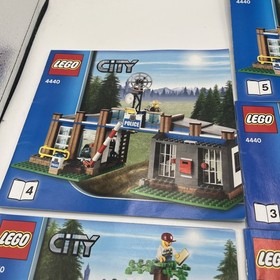 Lego City 4440 Forest Police Station Instruction Manual Booklets 1, 2, 3, 4, & 5