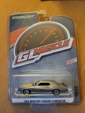 greenlight 1/64 1969 mercury cougar raw chase