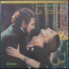 LA TRAVIATA Laserdisc LD BOXED SET OPERA VERDI ZEFFIRELLI DOMINGO VG 