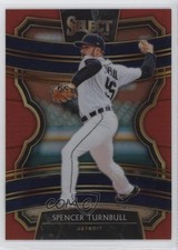2020 Panini Select Red Prizm 60/199 Spencer Turnbull #55 0q3