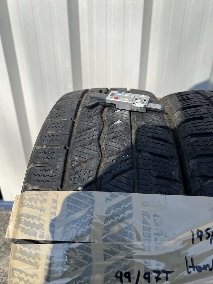 195/60/16 Winter Icept   99/97T  6.89mm Tread PART WORN TYRE - Dot 45/19 - Image 2 of 4