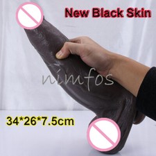3 Colors Skin Feeling Realistic Dildo Penis Chastity Cock Suction Cup Sex Toys