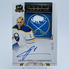 Ukko-Pekka Luukkonen RC INKED INSIGNIAS 69/75 💎 2021-22 THE CUP II-UL Rookie
