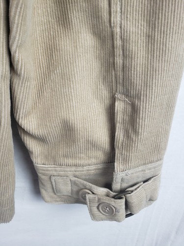 Outer Edge Corduroy Tan Women’s Long Sleeve Button Up Jacket with Belt Sz L - Picture 7 of 10