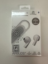 Wireless Earbuds  Bluetooth Speaker Airbuds White Air Duo