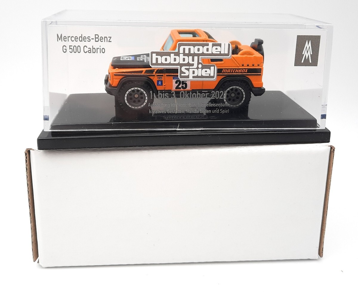 Matchbox Superfast Mercedes G500 Cabrio orange Leipzig Toy Fair
