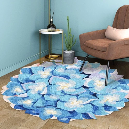 Modern Area Rug Round Carpet Bedroom Door Floor Anti-slip Entry Door Mat - Bild 13 von 38