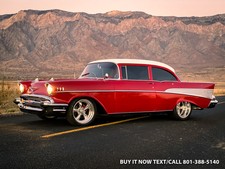 1957 Chevrolet Bel Air/150/210 LS SWAP 480HP LS6 4L80e WILWOOD VINTAGE AIR