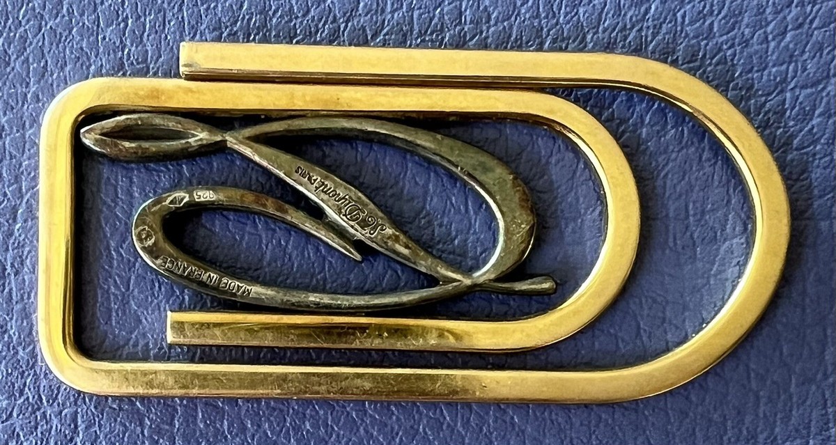 Pince à Billets S.T. Dupont - Modèle Doré - Neuf Avec étiquettes - Accessoire De Luxe