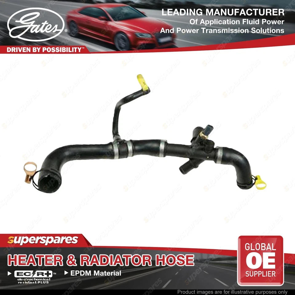 Gates Upper Radiator Hose for Jaguar S-Type X200 3.0L V6 1999-2007