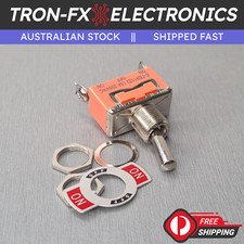 E-TEN1122 15A 250V AC 3 PIN SPDT ON-OFF-ON 12mm Toggle Switch 1PCS