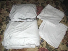 Sheex Performance Fabric Sheet Set (Flat, Fitted& 2 pillowcases) KING SIZE WHITE